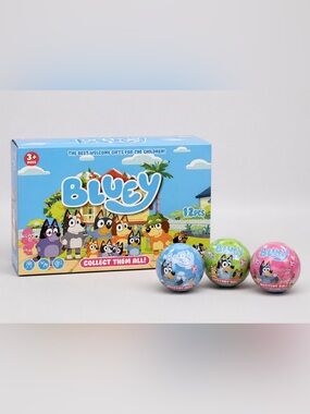 Bluey Mystery Ball Surprise Toys 12PCS Box Set Brand New